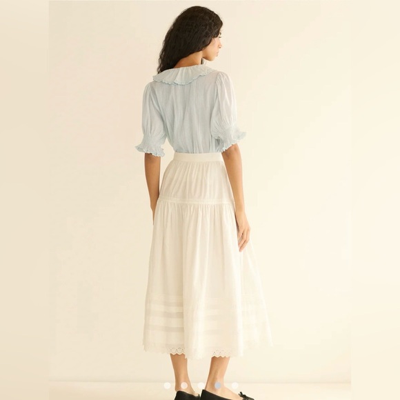 DOEN Henri Top in Alice Blue, Size S, Excellent Condition - Picture 3 of 16